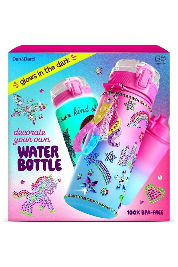 Dan&Darci Decorate Your Own Glow-in-the-Dark Water Bottle Craft Kit