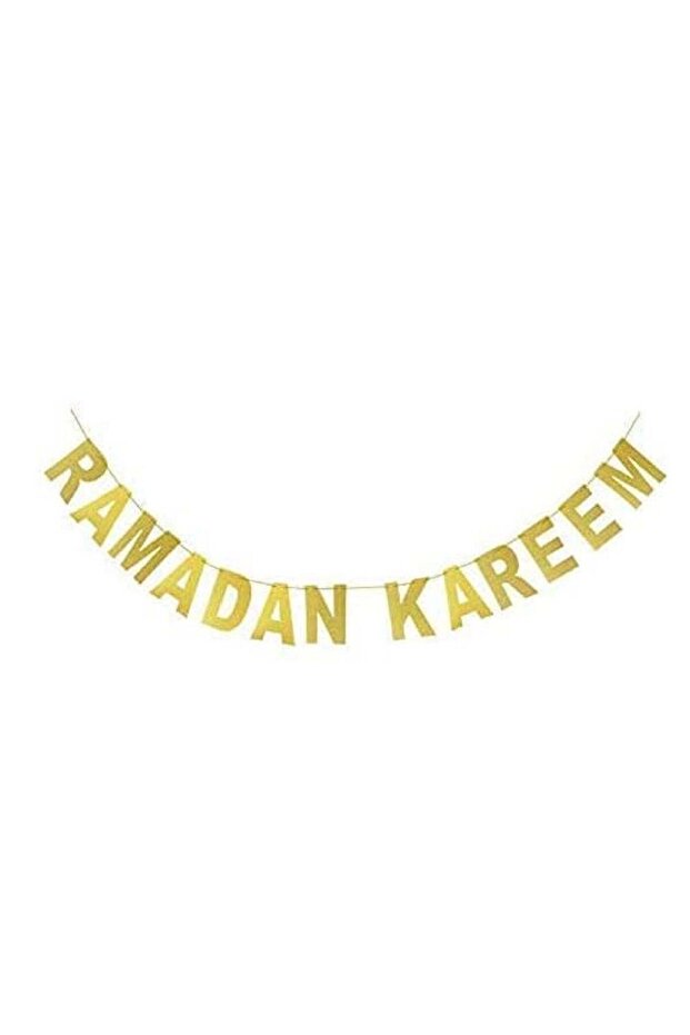 Party Propz Ramadan Kareem Banner - Gold