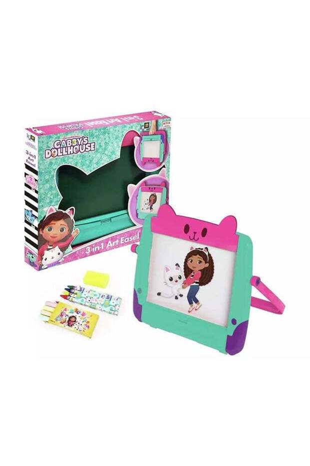 Dollhouse 4-In 1 Art Easel