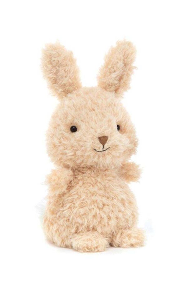 Little Bunny 18 cm Soft Plush Toy, Small Fluffy Bunny Teddy, Cream Bunny Collectable, Cuddly Gift f