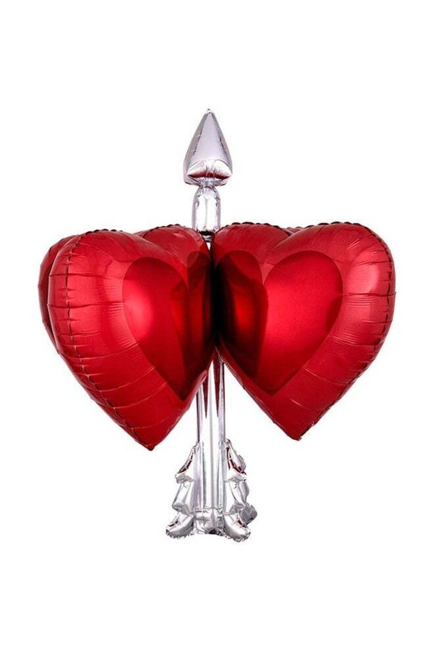 Heart Arrow Ultra Shape Balloon 66X68Centimeter For Valentine'S Day 66x68centimeter Decorations Par