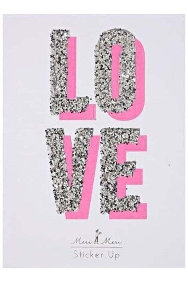 Glitter Love Stickers