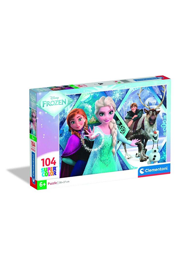 Clementoni Puzzle Dinsye Frozen Spell 104-Pieces | Jigsaw Puzzle | Children's Puzzle | Preschool Le