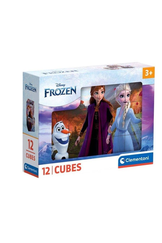 Clementoni Disney Frozen Cube Puzzle (12 Cubes)