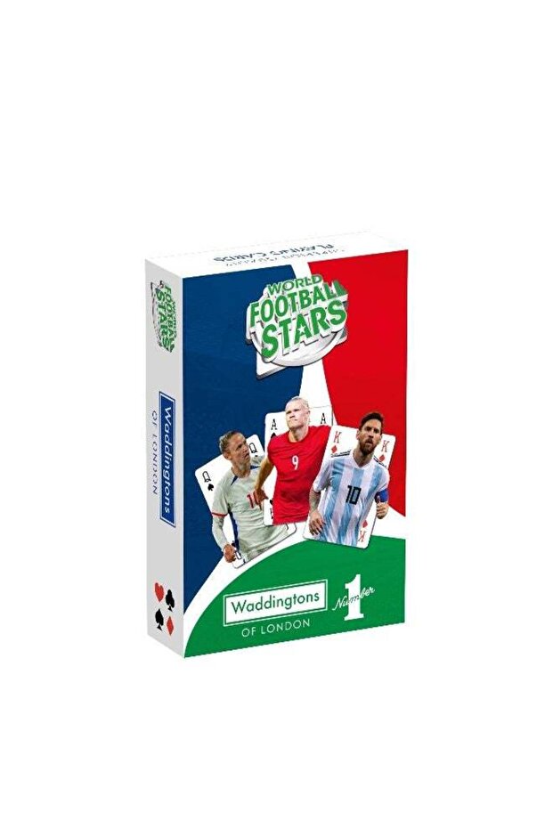 Waddington Number1 Playing Card World Football Stars