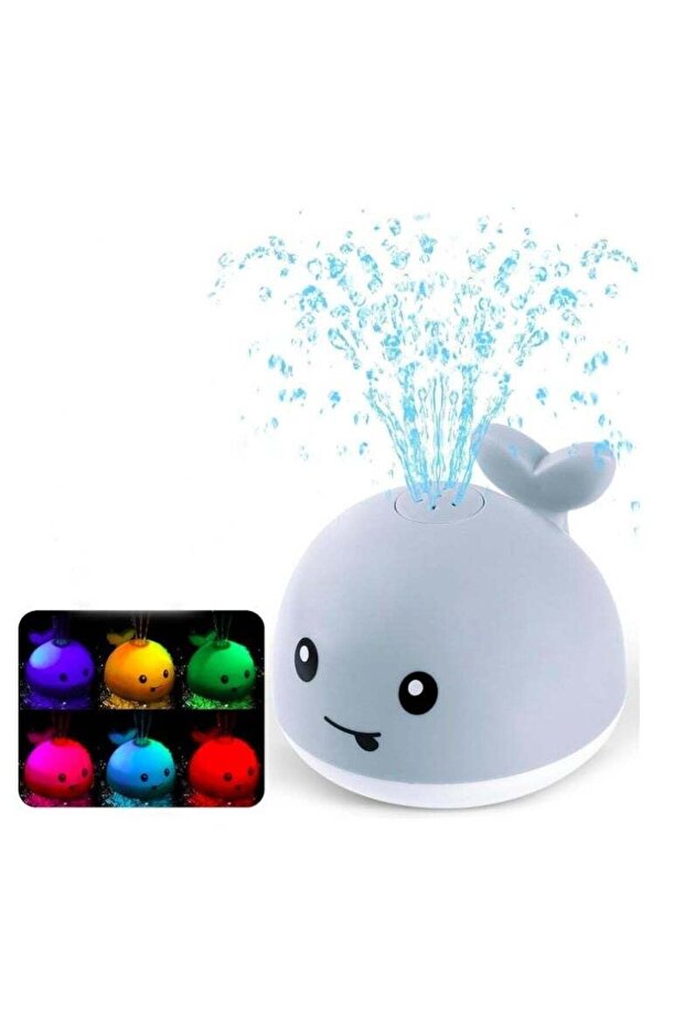 Whale Bath Toy Sprinkler - Bath Toys for Toddlers 1-3 - Light Up Water Whale Bath Toy - Bathtub Toy