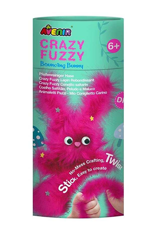 Crazy Fuzzy Bouncing Bunny Craft Kit – Fun Hands-On DIY ProjeCountfor Kids | Creative Educational A