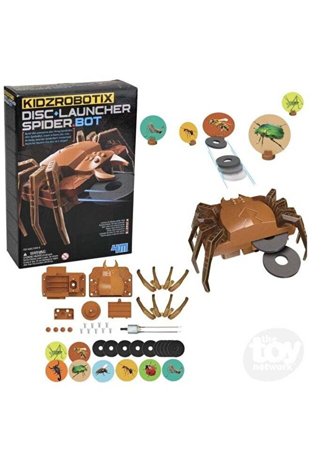 4M KidzRobotix Disc Launcher SpiderBot Robotics Toy