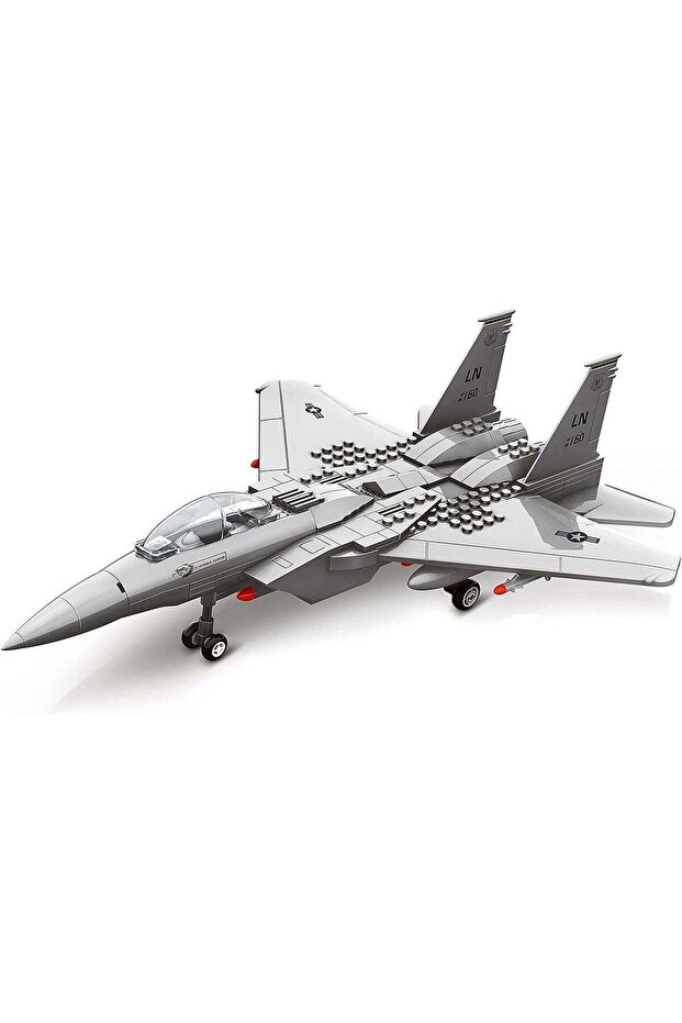 F-15 Eagle Fighter Building Blocks Set 4004 (Age 6+, 223 Pieces)