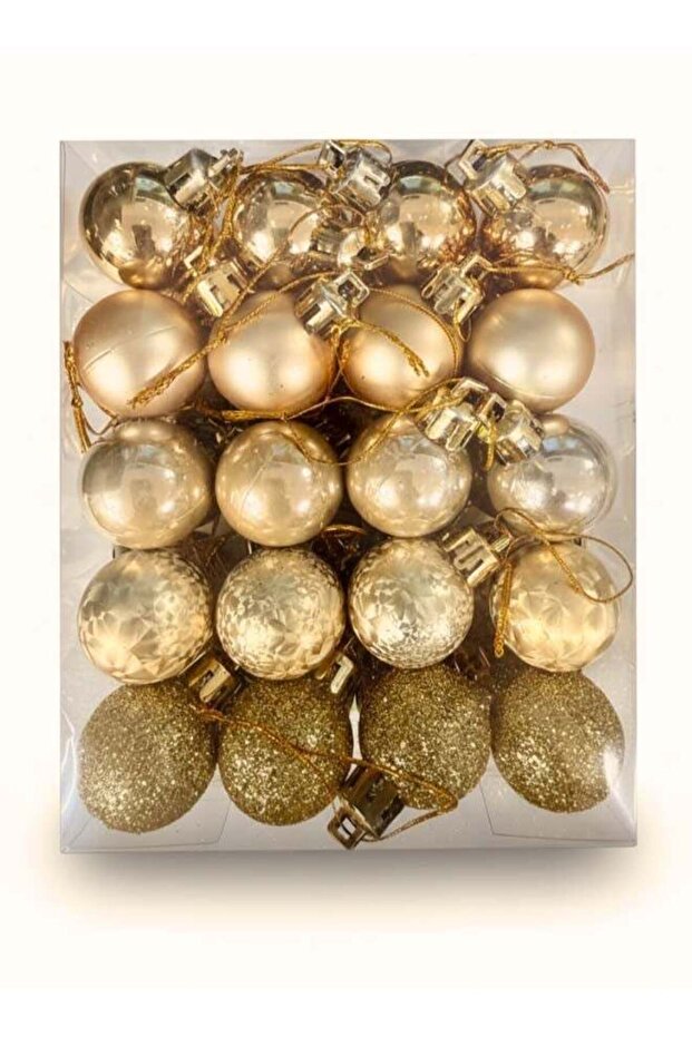 3CM 40PCS Christmas Balls – Assorted Colours