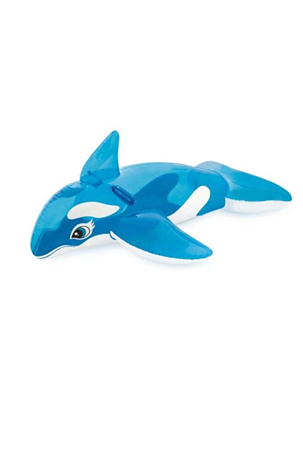 Little Whale Ride-On Inflatable Pool Float | 152 x 114 cm | Blue | 3+ Years