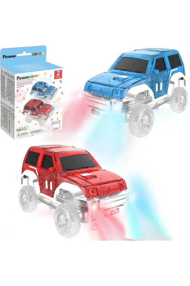 2 Piece Swift Highly Detailed Race Track Truck Cars Accessories in Bulk Package Compatible with STE
