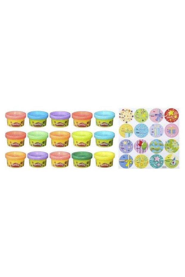 Party Bag, 15 Mini Cans for Kids Party Favors, Classroom Prizes, Toys for 2 Year Olds and Up, Play