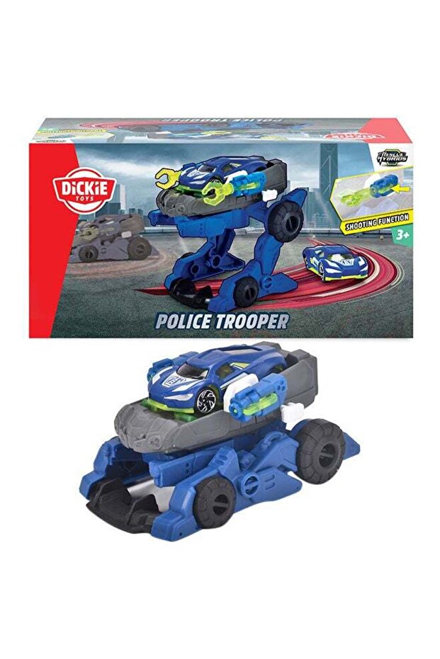 Police Trooper Toy Vehicle for Kids Ages 3+