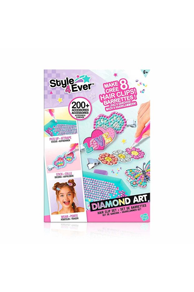 Diamond Art Hair clip set