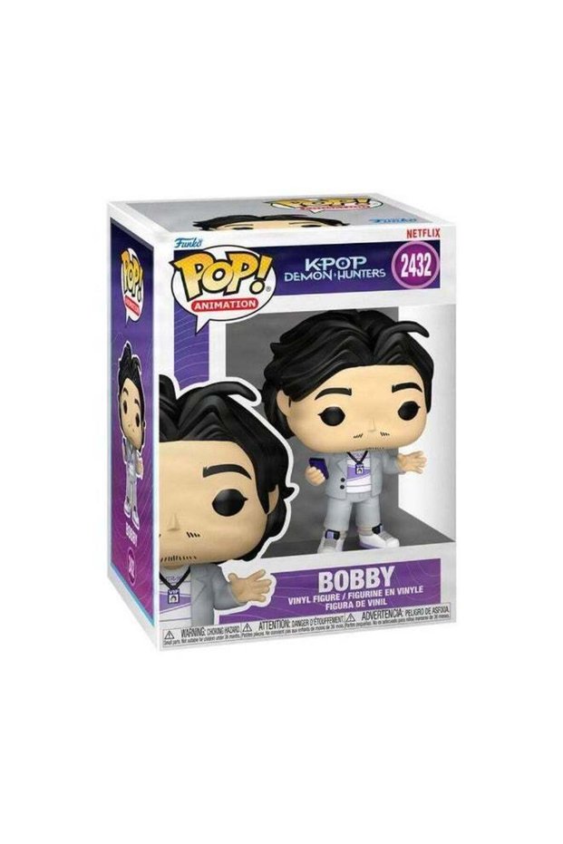 Funko POP! Animation K-POP Demon Hunters Bobby Vinyl Figure (10.7 cm)