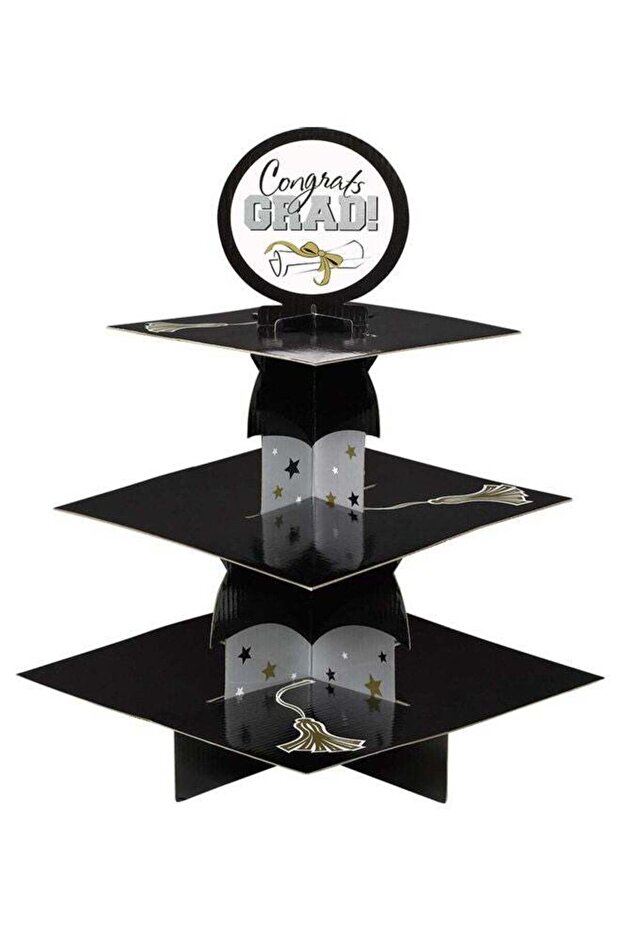 Grad Treat Stand Cardboard for Birthday Party Decorations, Party Celebration