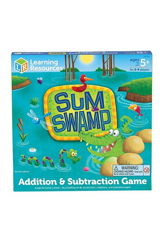Sum Swamp Math Game (Board Game, Ages 5+, Addition & Subtraction)