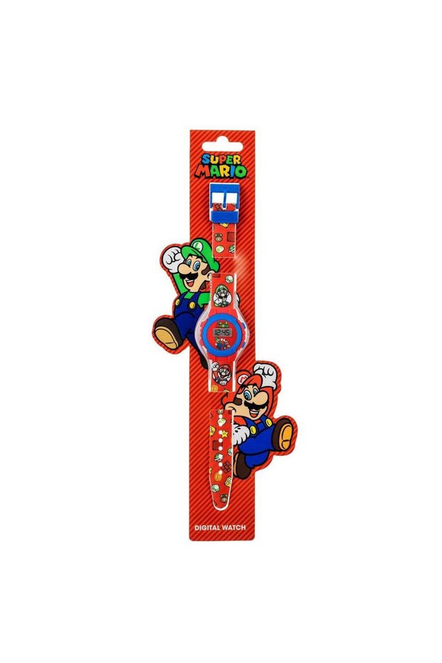 Nintendo Super Mario Mario & Luigi LED Digital Watch (Red/Blue)