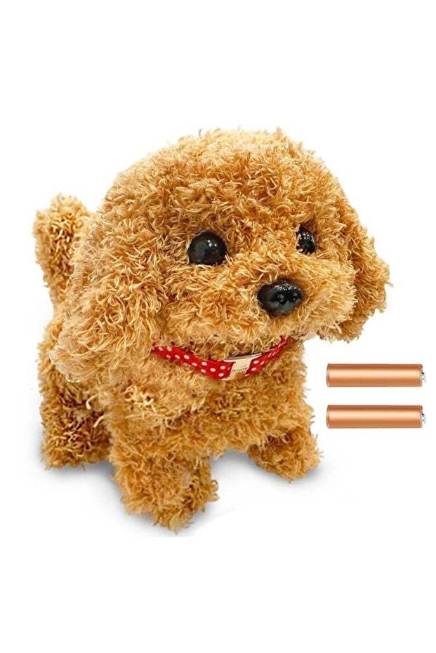 Plush Toy Puppy Electronic Toy Dogs That Walk and Bark, Tail Wagging Fake Dog Interactive Dog Toy f