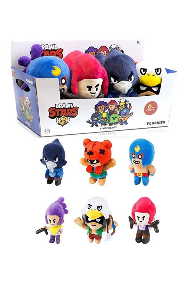 Brawl Stars Plush 6Inches - Assorted - 1 Piece