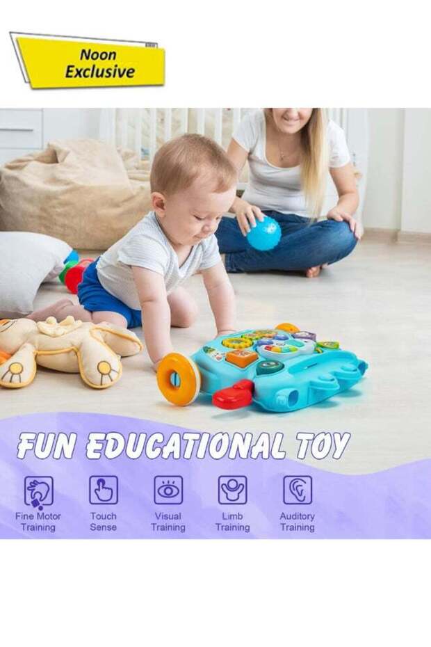 Baby Walker With Activity Panel – Sit-To-Stand Learning Walker For Babies 9M+ | Music, Gears, Light