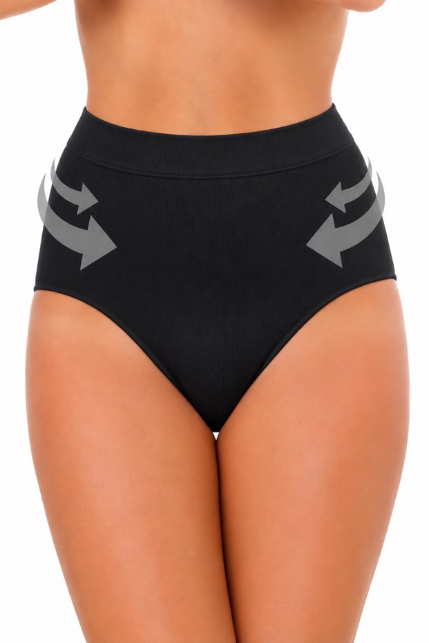 Slip Corset | Firming and Lifting Structure for Abdomen and Hips | Areas of Regional Pressure | Silicone Anti-Slip Texture | Non-Marking Design | 1020 That Helps Reduce Size 1