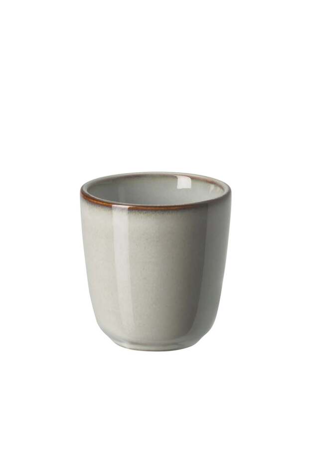 GLADELIG Espresso cup, grey, 10 cl