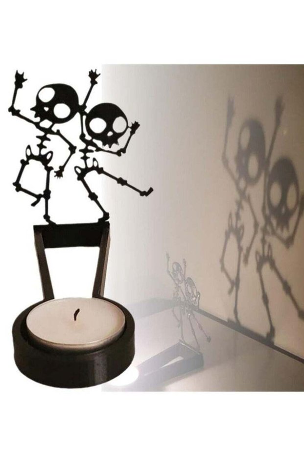 Festivals Candle Holder Table Decoration Funny Shadow Stand Tealight Candle Holder for Party Home D