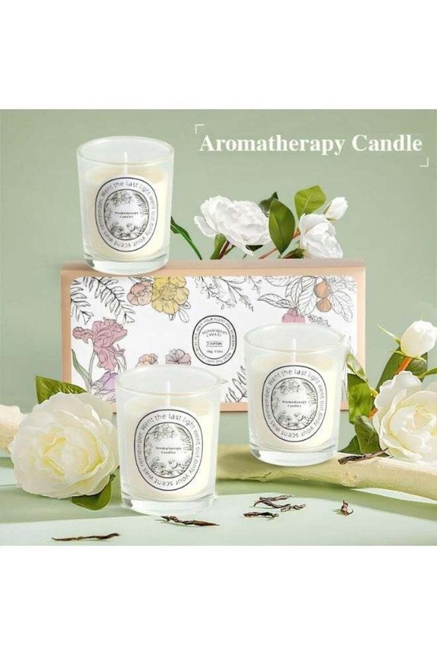 3-pack Scented Candles Gift Set for Women and Men,Aromatherapy Candle for Home Scented,Natual Soy C