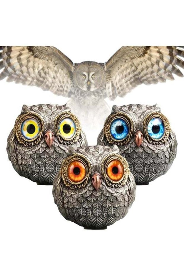 Owl Statues Home Decoration