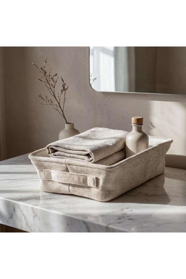 Alora Juco Organiser Tray with Handle 36x24x10cm - Natural - 262PSF9900105