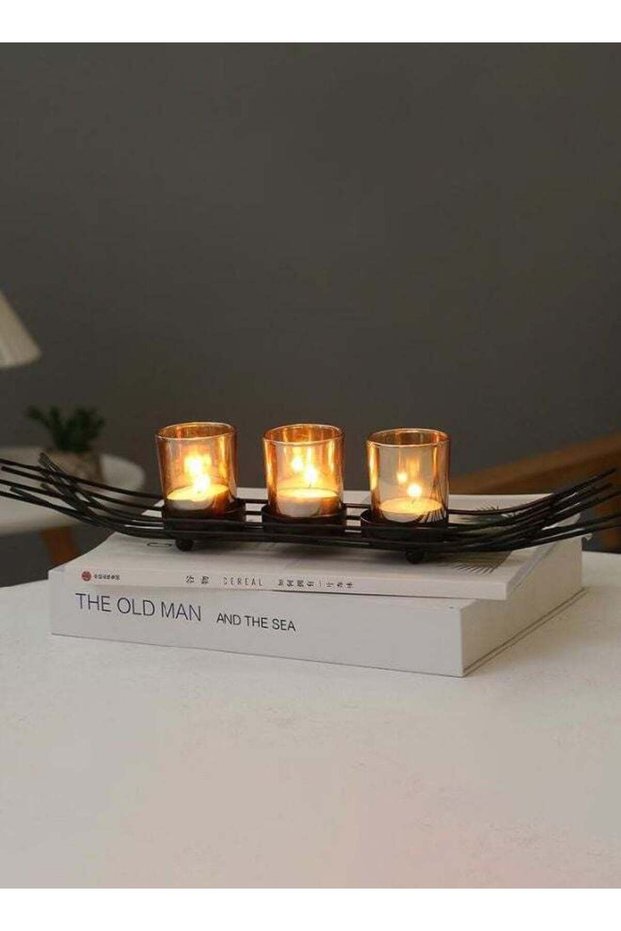 Ramadan Candle Holder Ship Shaped Metal Candlestick Ramadan Kareem Candle Lantern Vintage Candle Ho