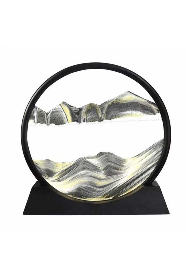 3D Home Furnishings Dynamic Flow Sand Painting (Gery)