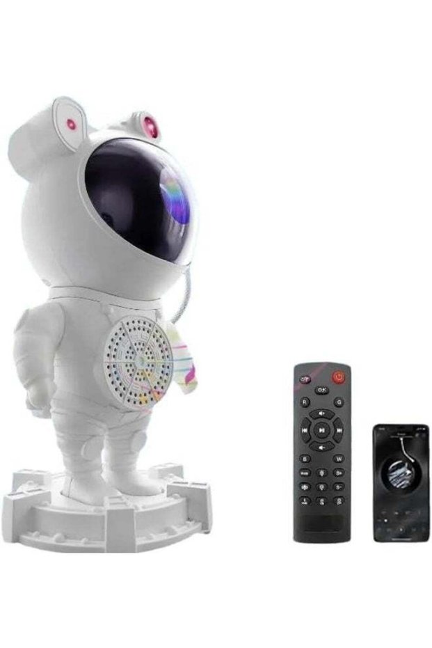 Star Night Light Projector with Bluetooth Speaker – Galaxy Projector with 360° Rotation, Remote Con