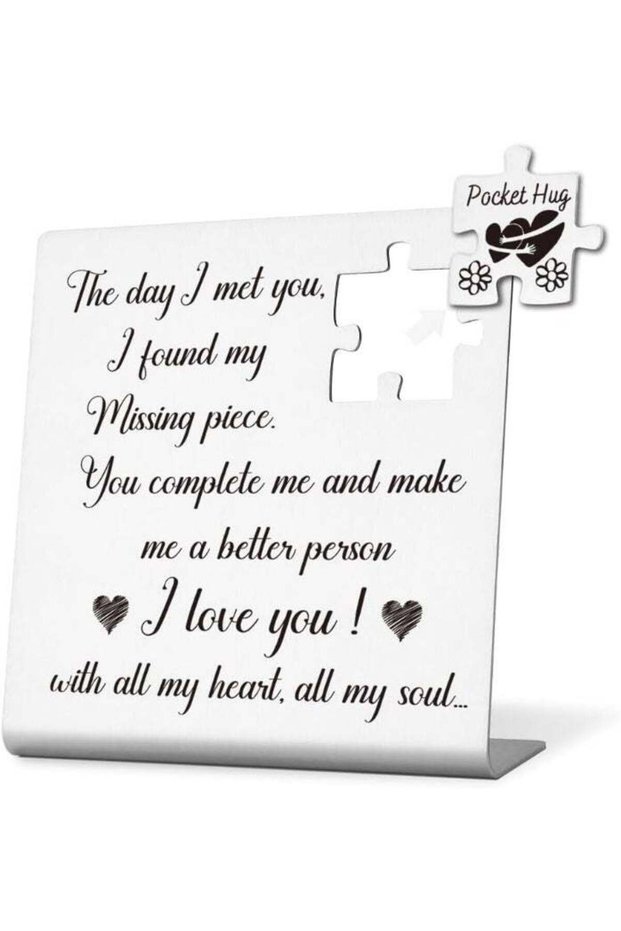 Anniversary Desk Decorative for Men, Romantic Gifts for Women, Valentine's Day Gifts for Him, Desk