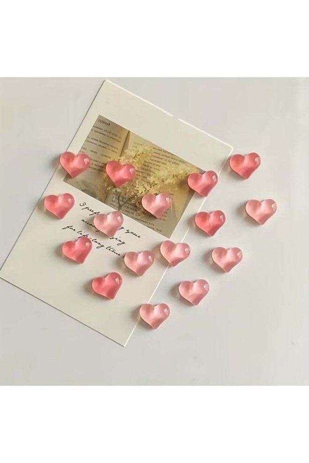 10pcs Love Fridge Magnets, Beautiful Fridge Stickers, Fridge Decals, Suitable for Kitchen Office Wh