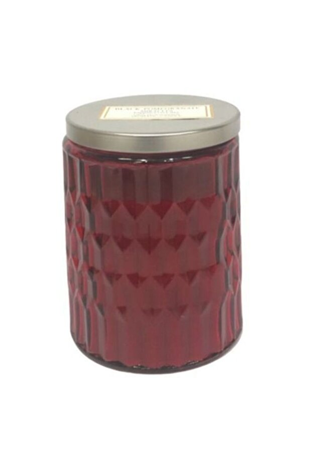 Candle Jar Black Pomegrante Multicolor Wax Cylindrical Jar Set Of 1