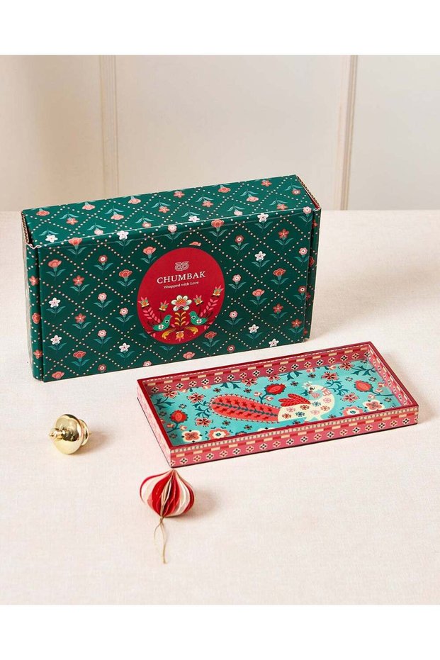 Jaipur Gardens Kasuti Tray