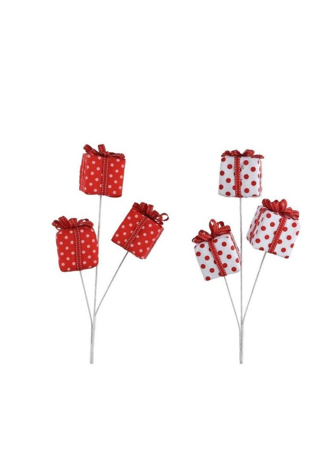 Kaemingk Giftbox on Pick – Foam, Christmas Decoration, Festive Xmas Ornament, Holiday Floral Access
