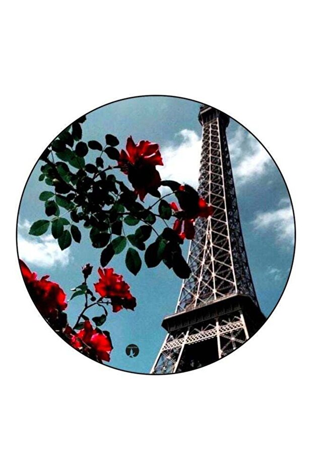 Eiffel Tower Printed Fridge Magnet Blue/Red/Green 5.5cm
