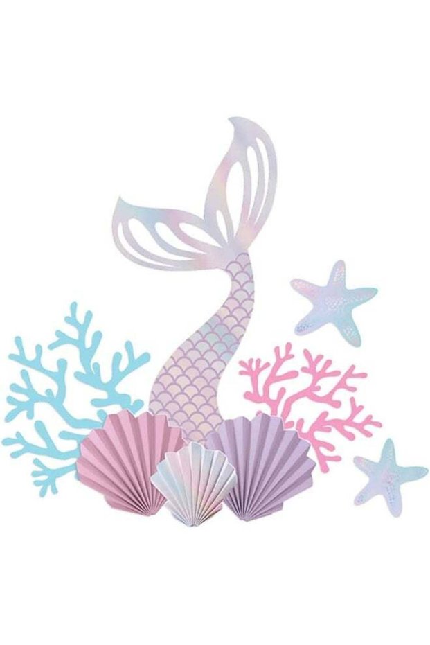 Shimmering Mermaids Wall Decorating Kit