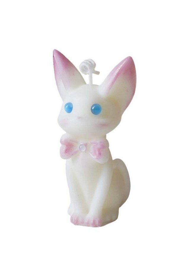 Fairy Cat Scented Candle - Freesia Fragrance, Natural Soy Wax Cute Animal Decor Candle for Home Rel