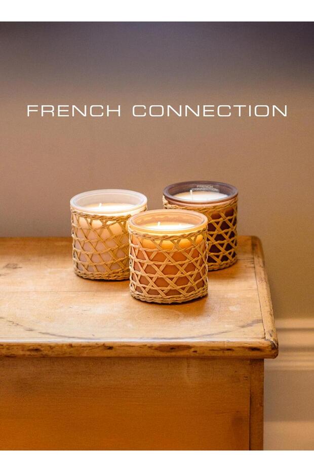 Woven Detail Stone Bergamot & Jasmine Candle 200G