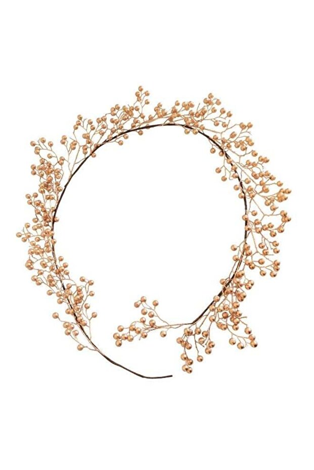 Gold Berries Garland with Beautiful Berries | Winter Garland for Door, Mantel, Fireplace, Table Run