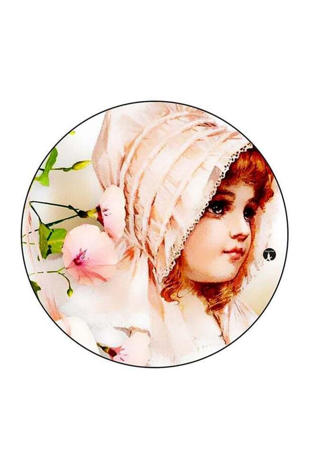Cute Baby Printed Fridge Magnet Multicolour 5.5 x 5.5cm