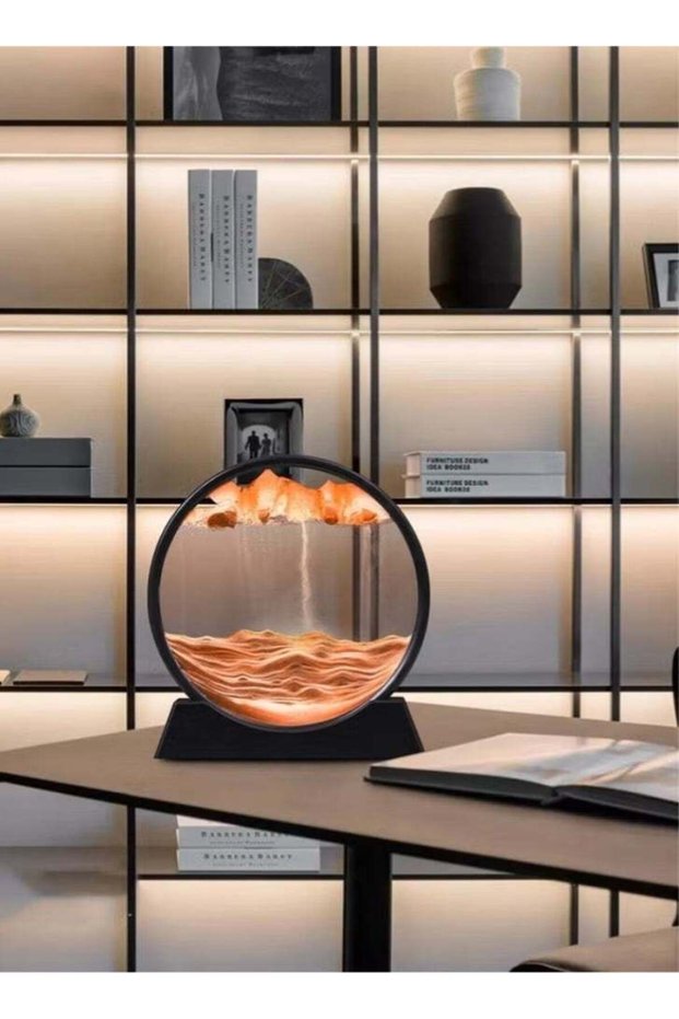3D Home Furnishings Dynamic Flow Sand Painting (Orange)