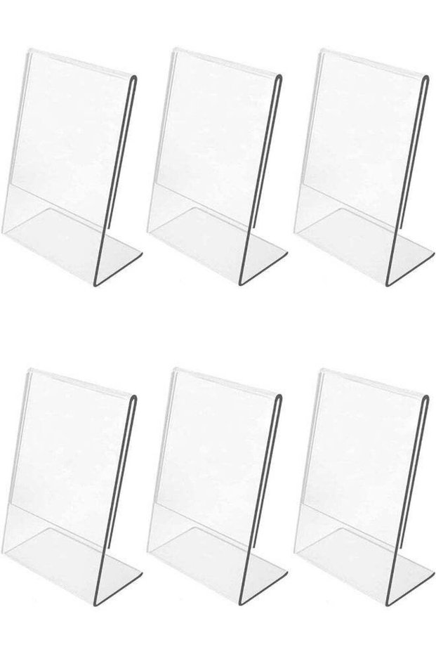 Horoof Home® 6 Pack Clear Acrylic Design Holders – A4 Size