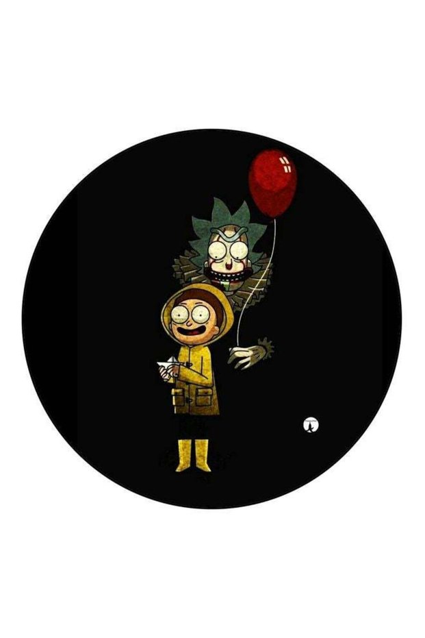 Cartoon Printed Fridge Magnet Black/Red/Yellow 5.5cm