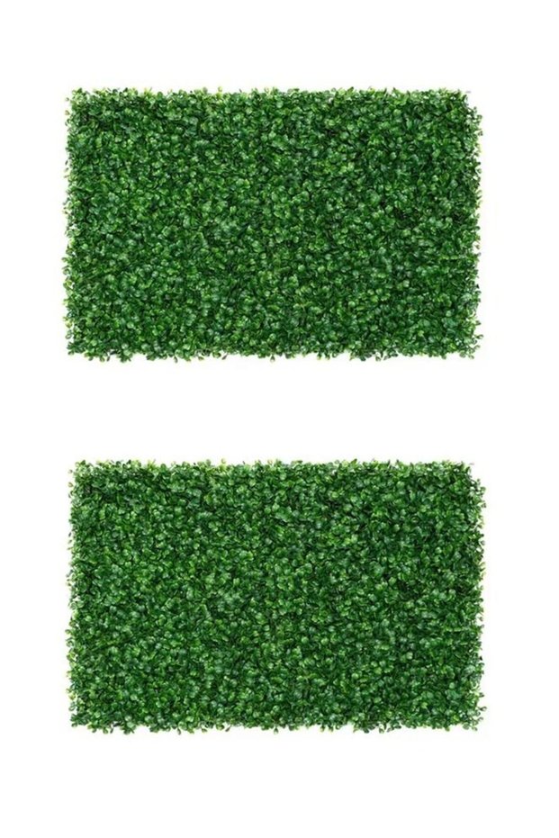 FFD Artificial Faux Hedges Panels Artificial Wall Plants Eucalyptus Leaf Flowers Wholesale Plastic
